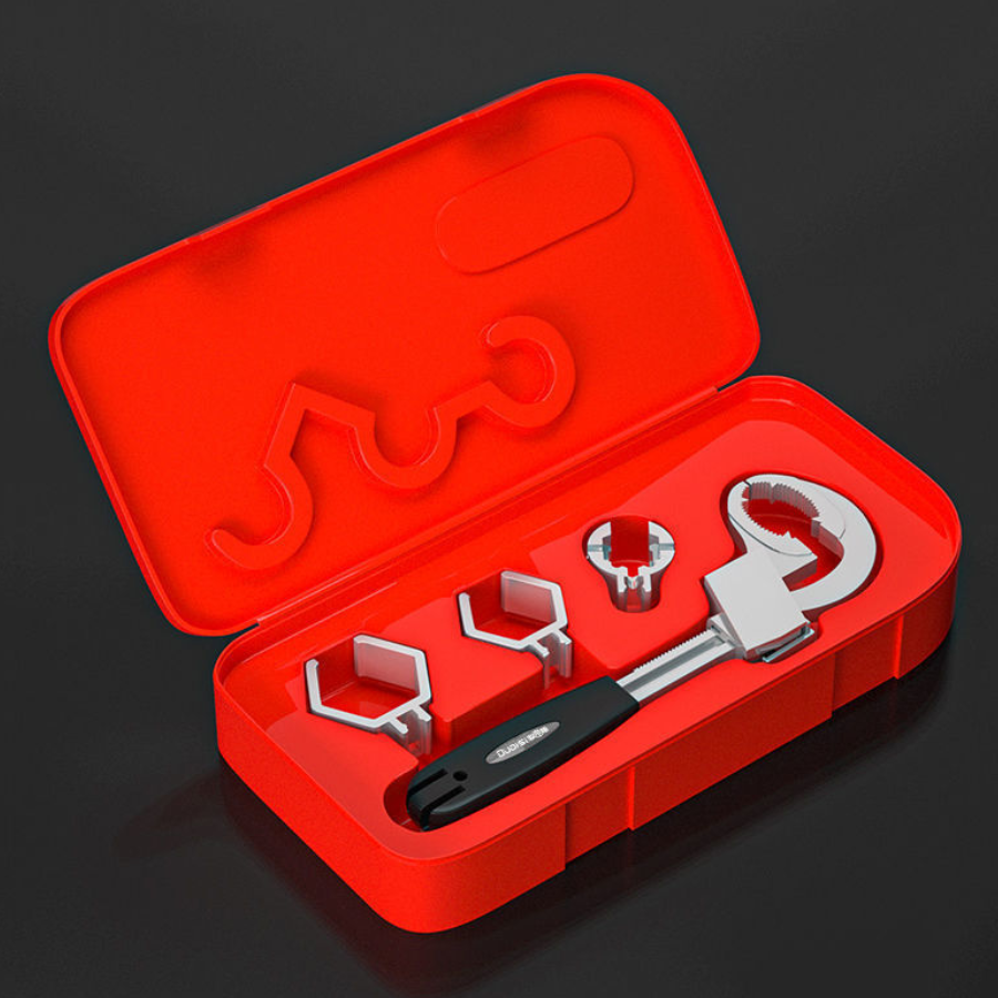 Multipurpose Adjustable Double-ended Wrench Set